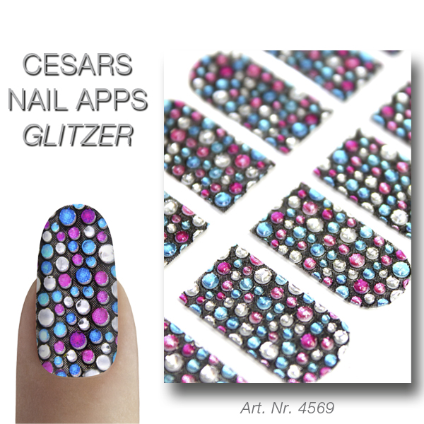 Cesars Nail App 9 Glitzer